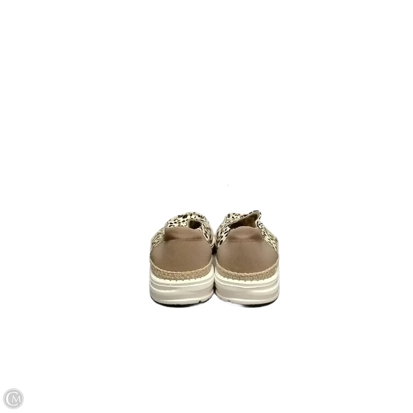 Shoes Flats By Hey Dude In Animal Print, Size: 8