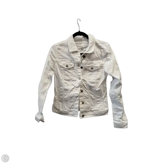 Jacket Denim By Maurices In White, Size: Xs