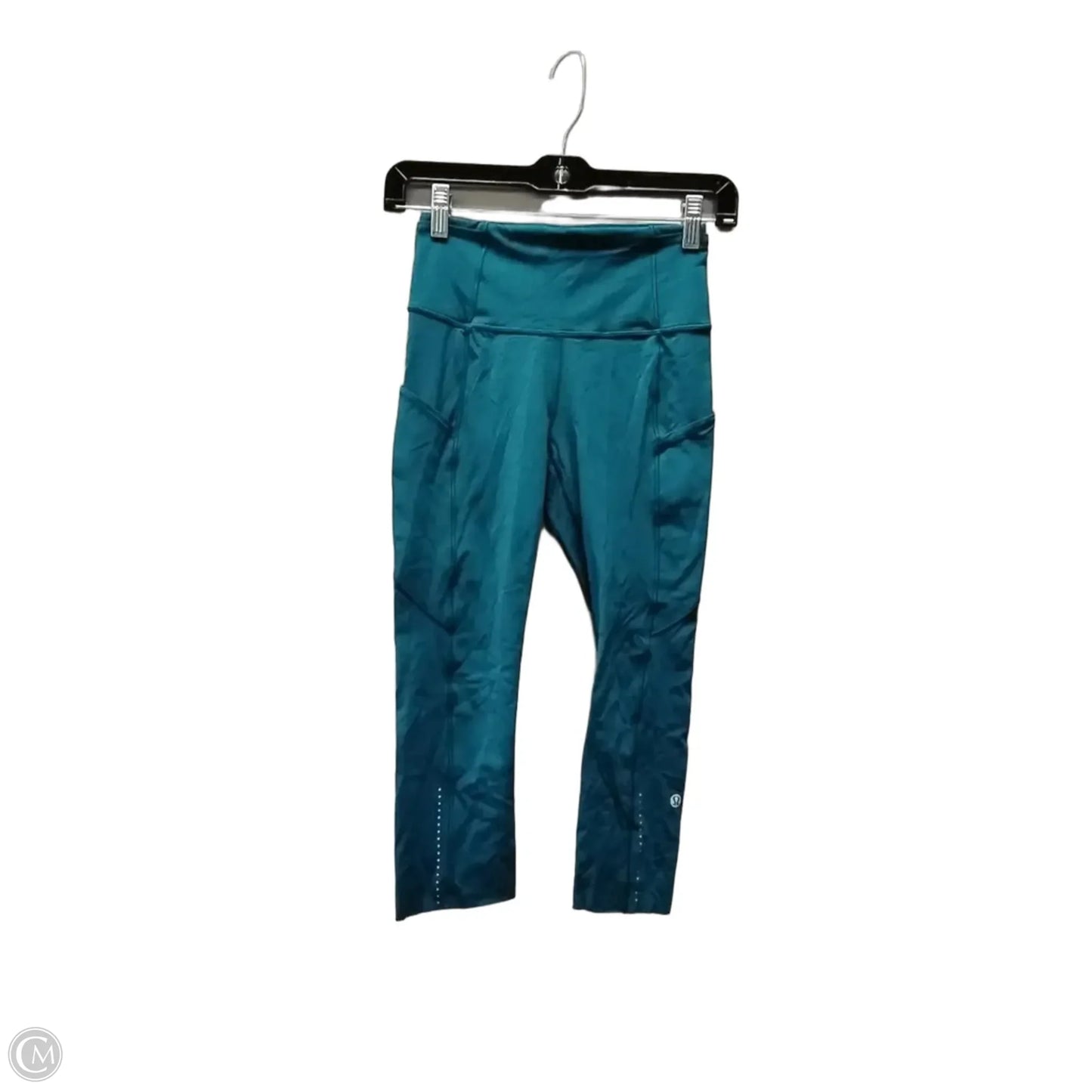 Athletic Leggings By Lululemon In Blue, Size: 4