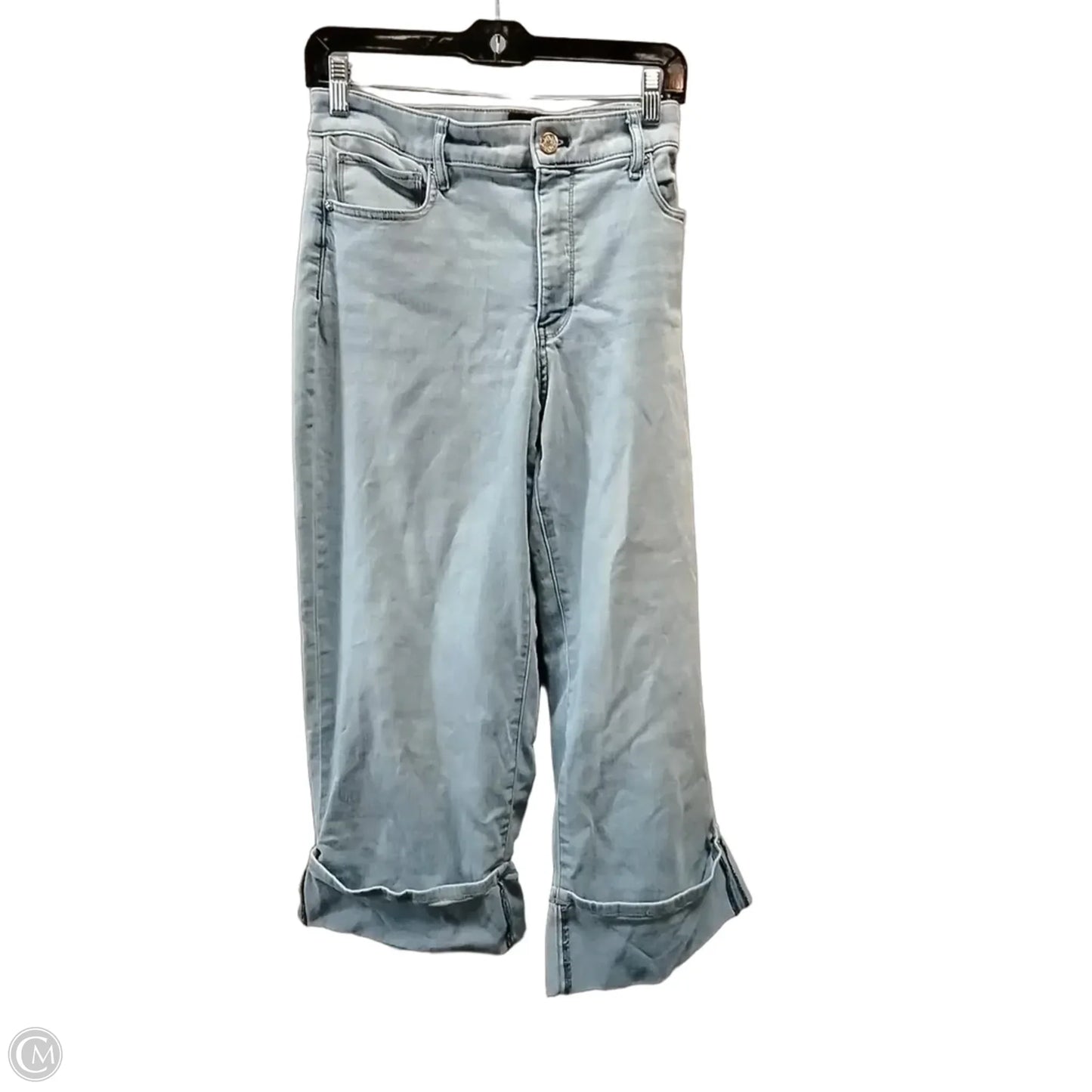 Jeans Cropped By White House Black Market In Blue Denim, Size: 12
