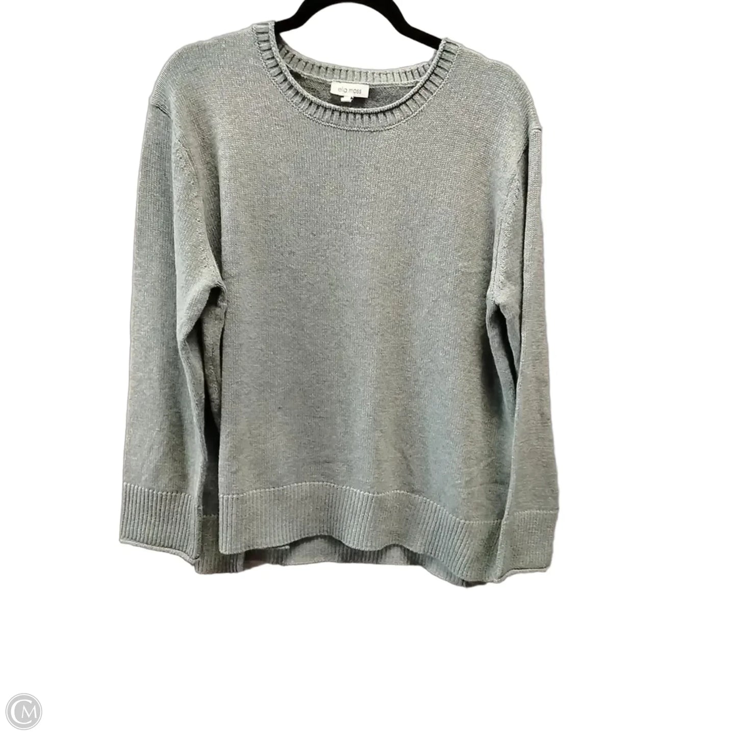 Sweater By Ella Moss In Green, Size: L
