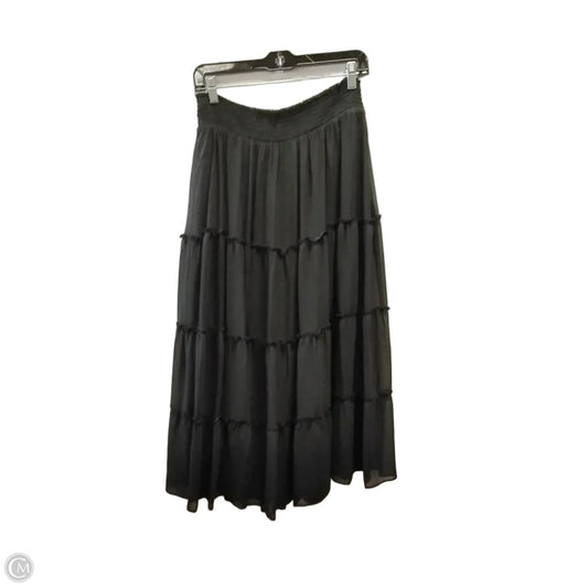 Skirt Maxi By Investments In Black, Size: M