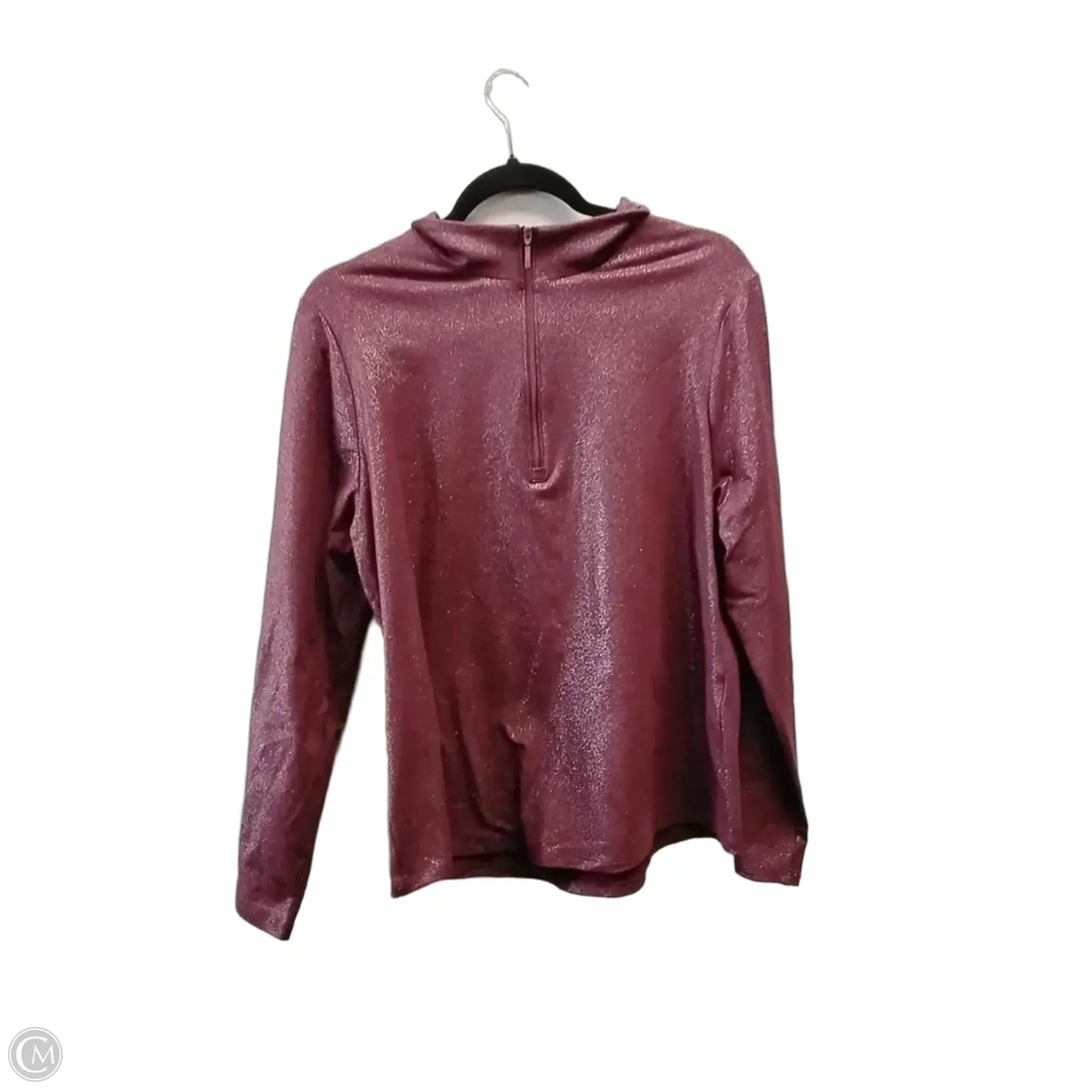 Athletic Jacket By Chicos In Red, Size: L