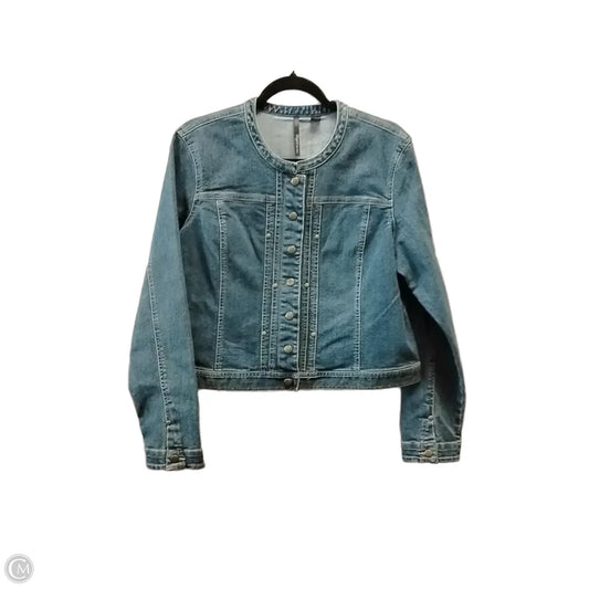 Jacket Denim By Skyes The Limit In Blue, Size: L