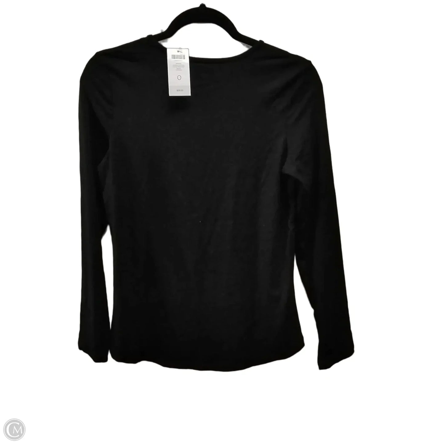 Top Long Sleeve By Chicos In Black, Size: S