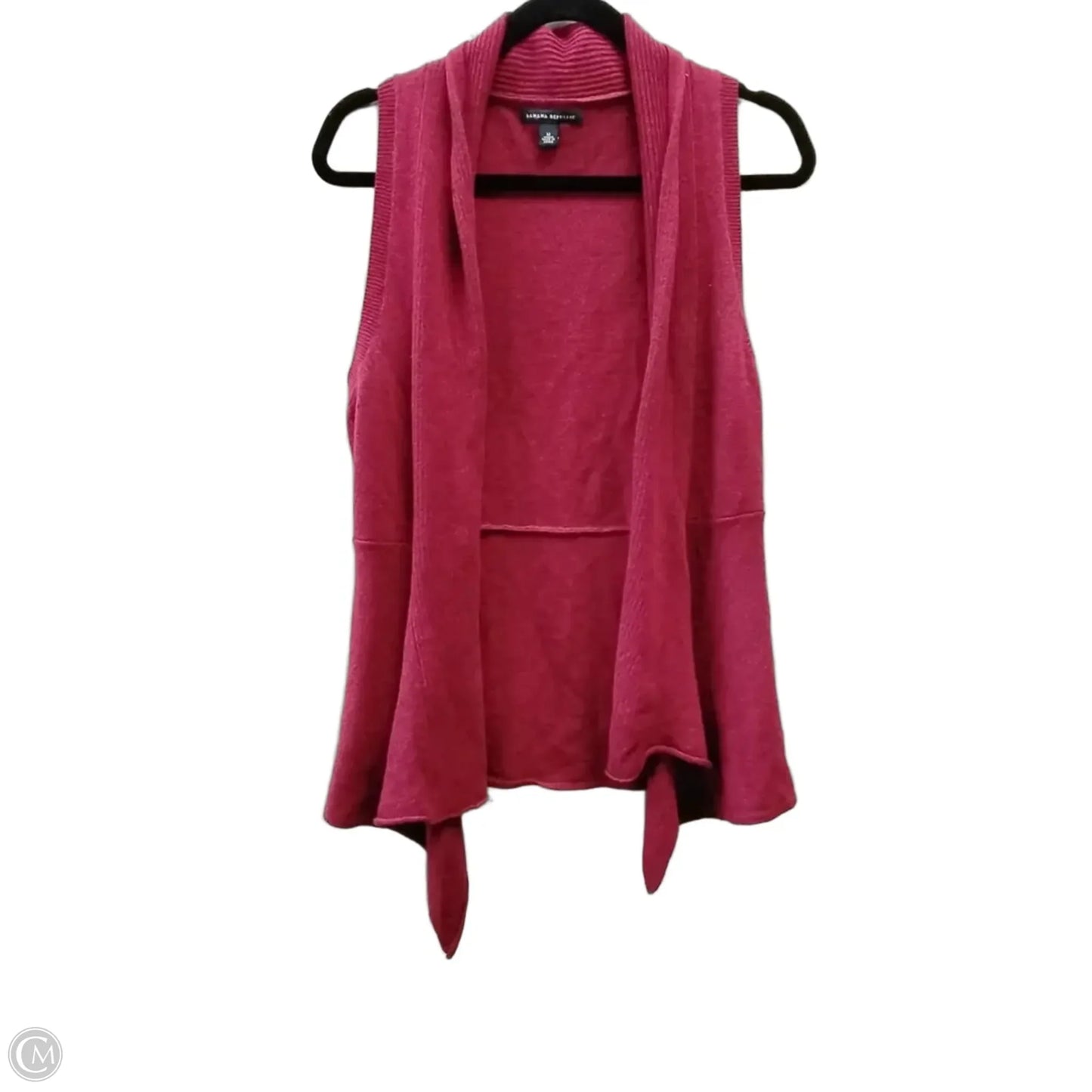 Sweater Cardigan By Banana Republic In Red, Size: M
