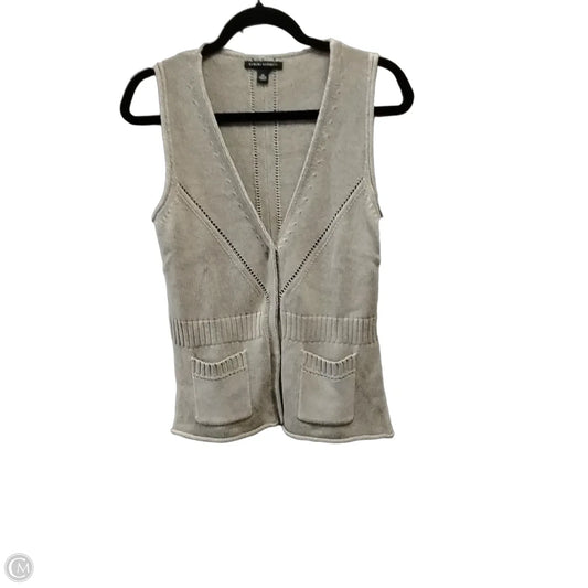 Sweater Short Sleeve By Banana Republic In Tan, Size: M