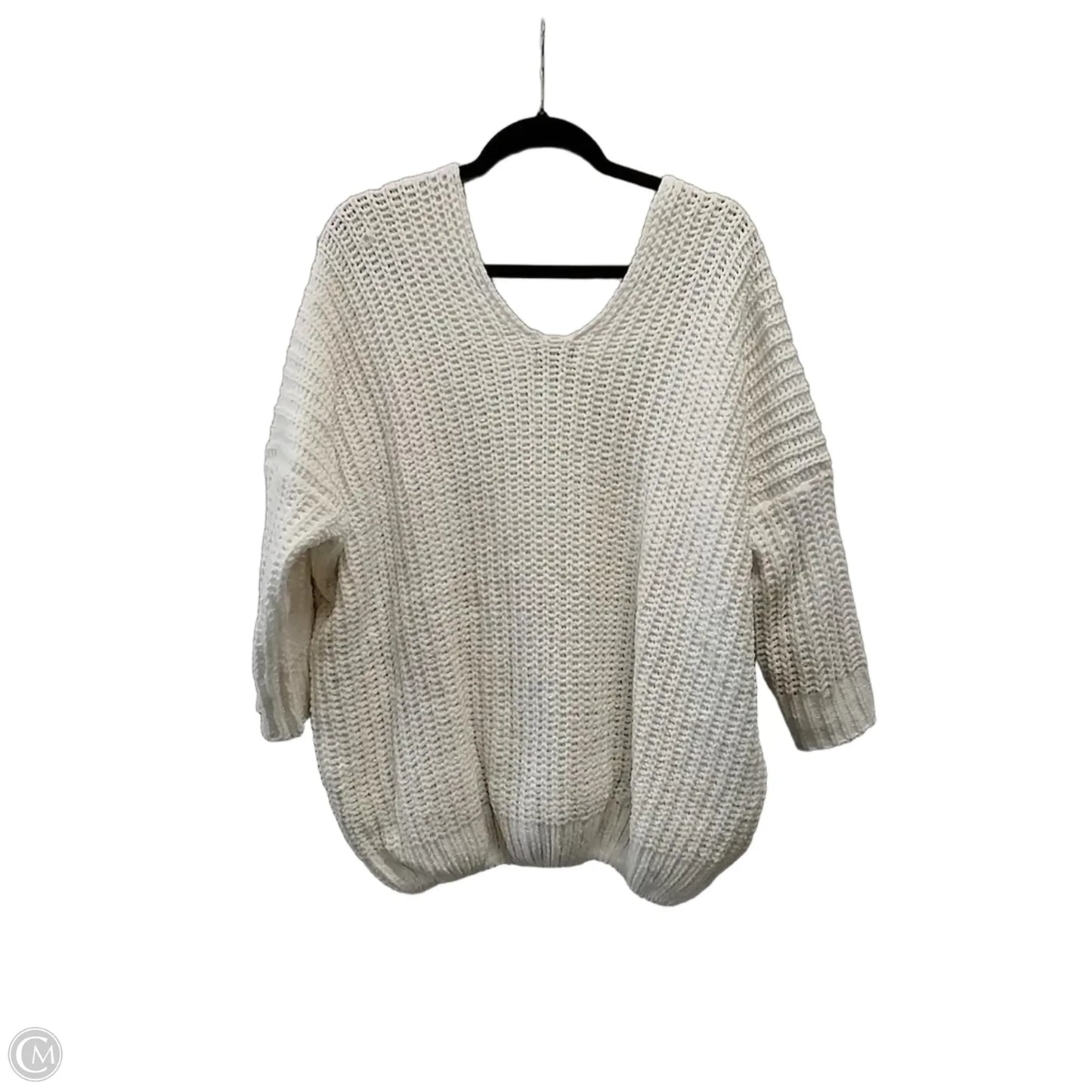 Sweater By Pol In White, Size: S