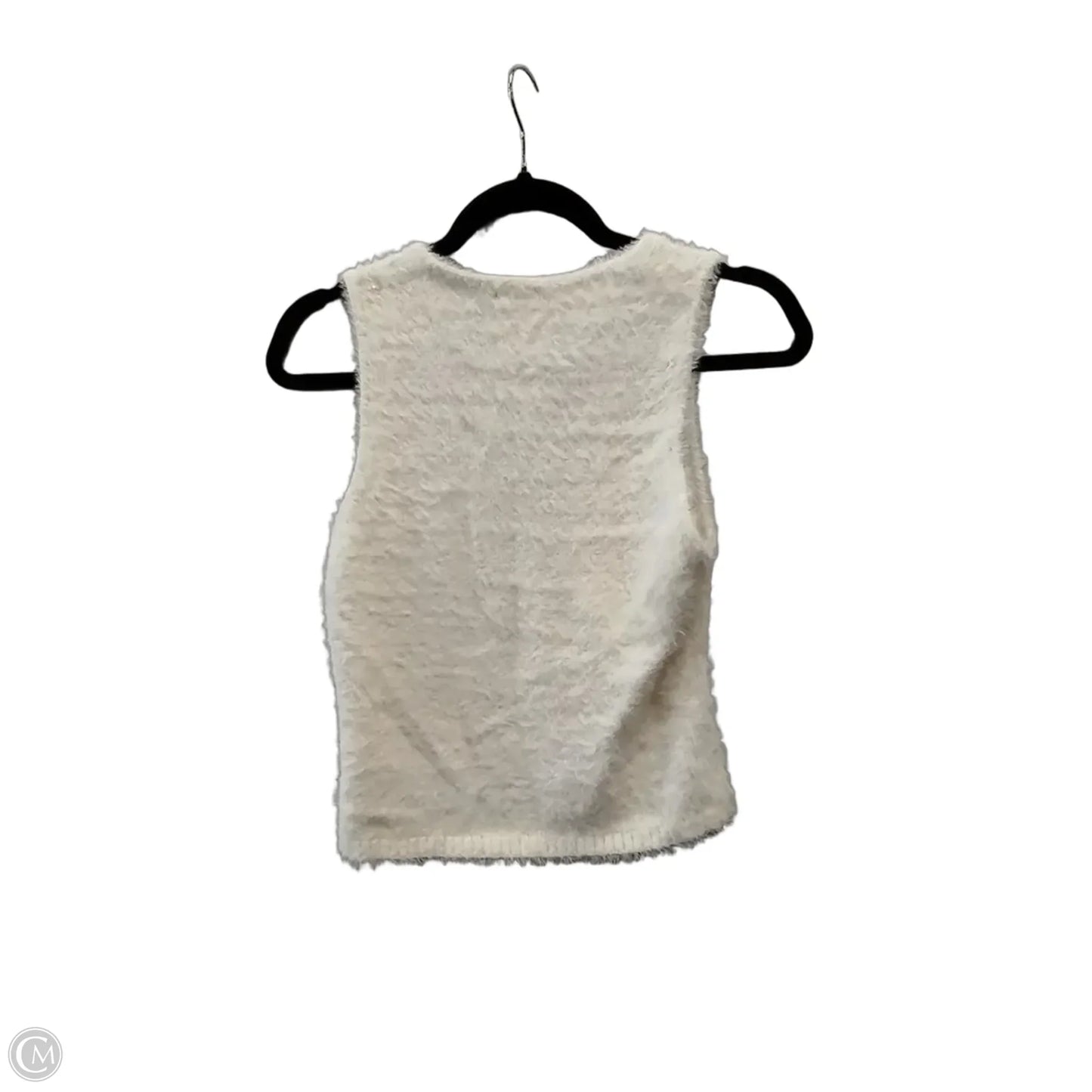 Sweater Short Sleeve By Miss Love In Cream, Size: L