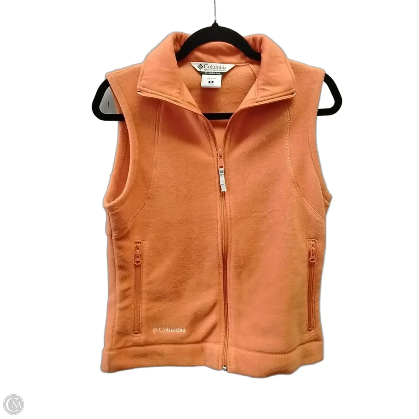 Vest Fleece By Columbia In Orange, Size: S