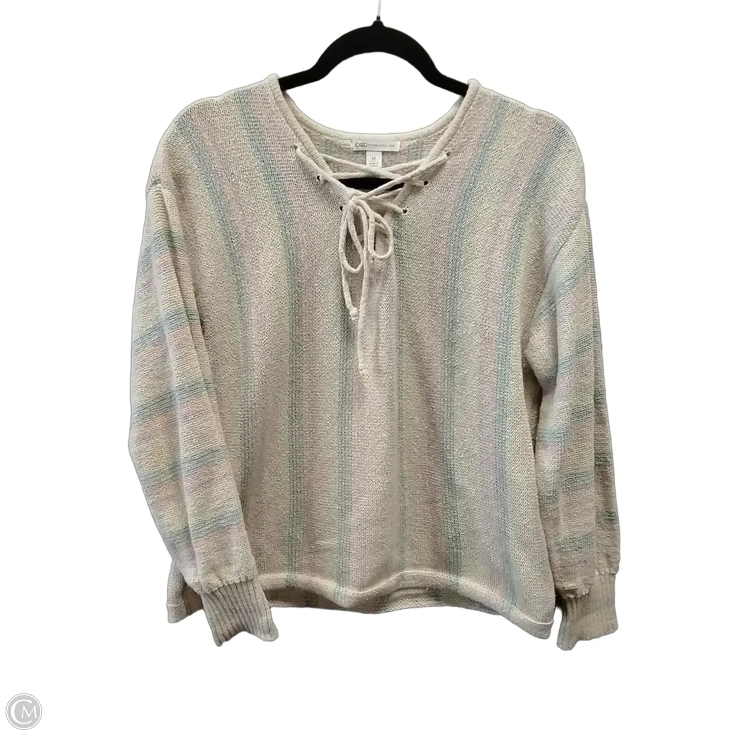 Sweater By Cato In Striped Pattern, Size: M