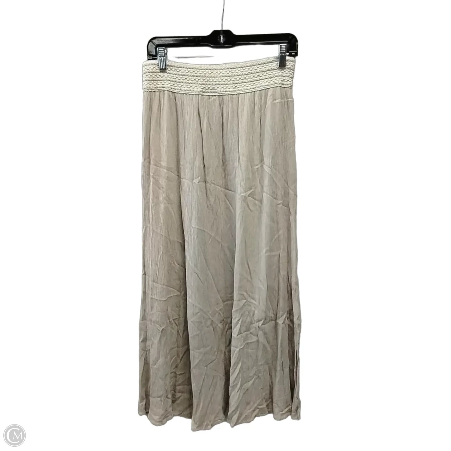 Skirt Maxi By Cme In Beige, Size: L