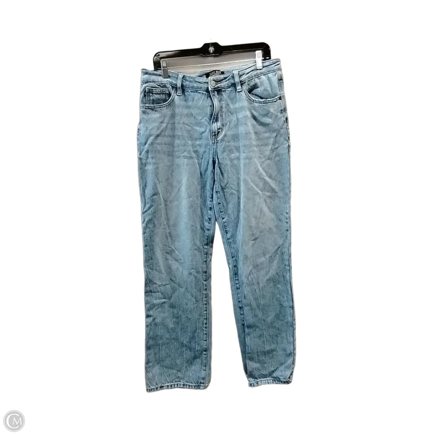Jeans Straight By Judy Blue In Blue Denim, Size: 13