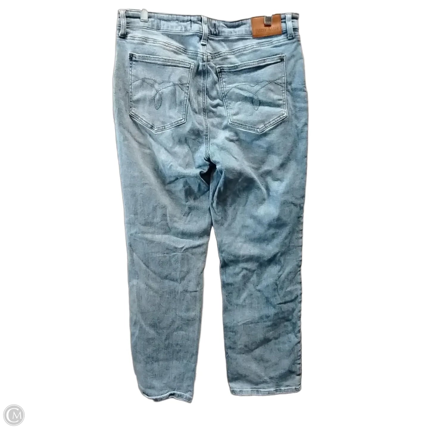 Jeans Straight By Judy Blue In Blue Denim, Size: 13