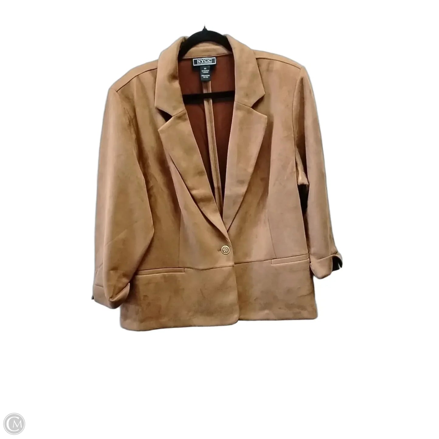 Blazer By Nycc In Brown, Size: 3x