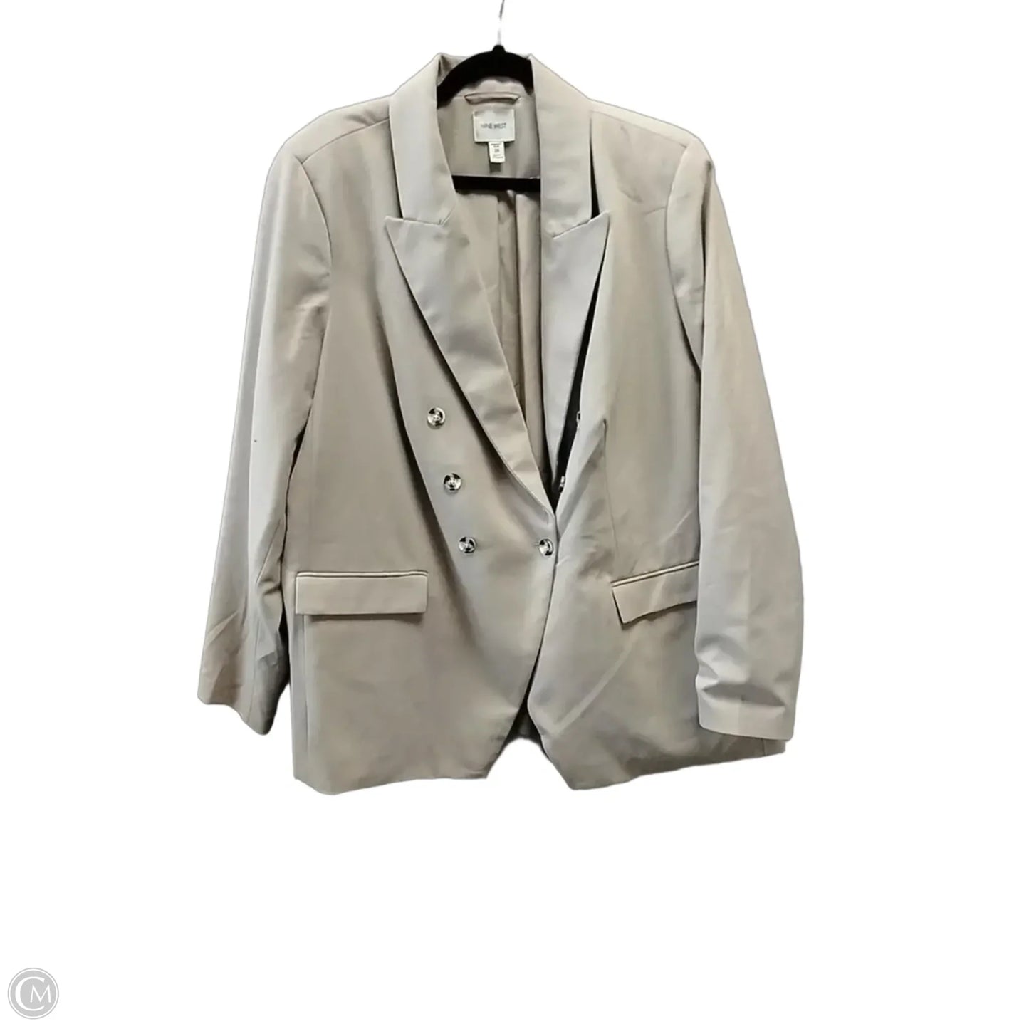 Blazer By Nine West In Beige, Size: 2x