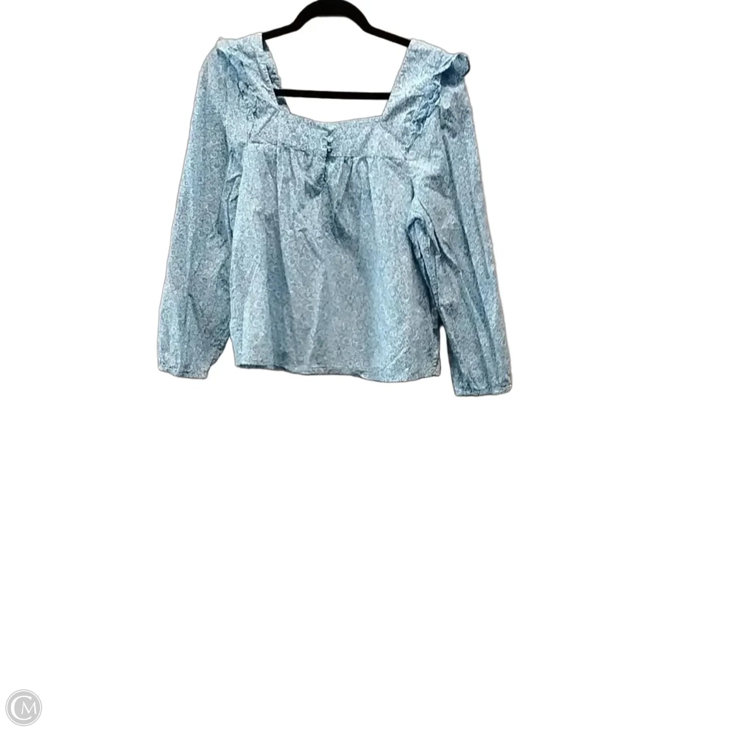 Top Long Sleeve By J. Crew In Floral Print, Size: M