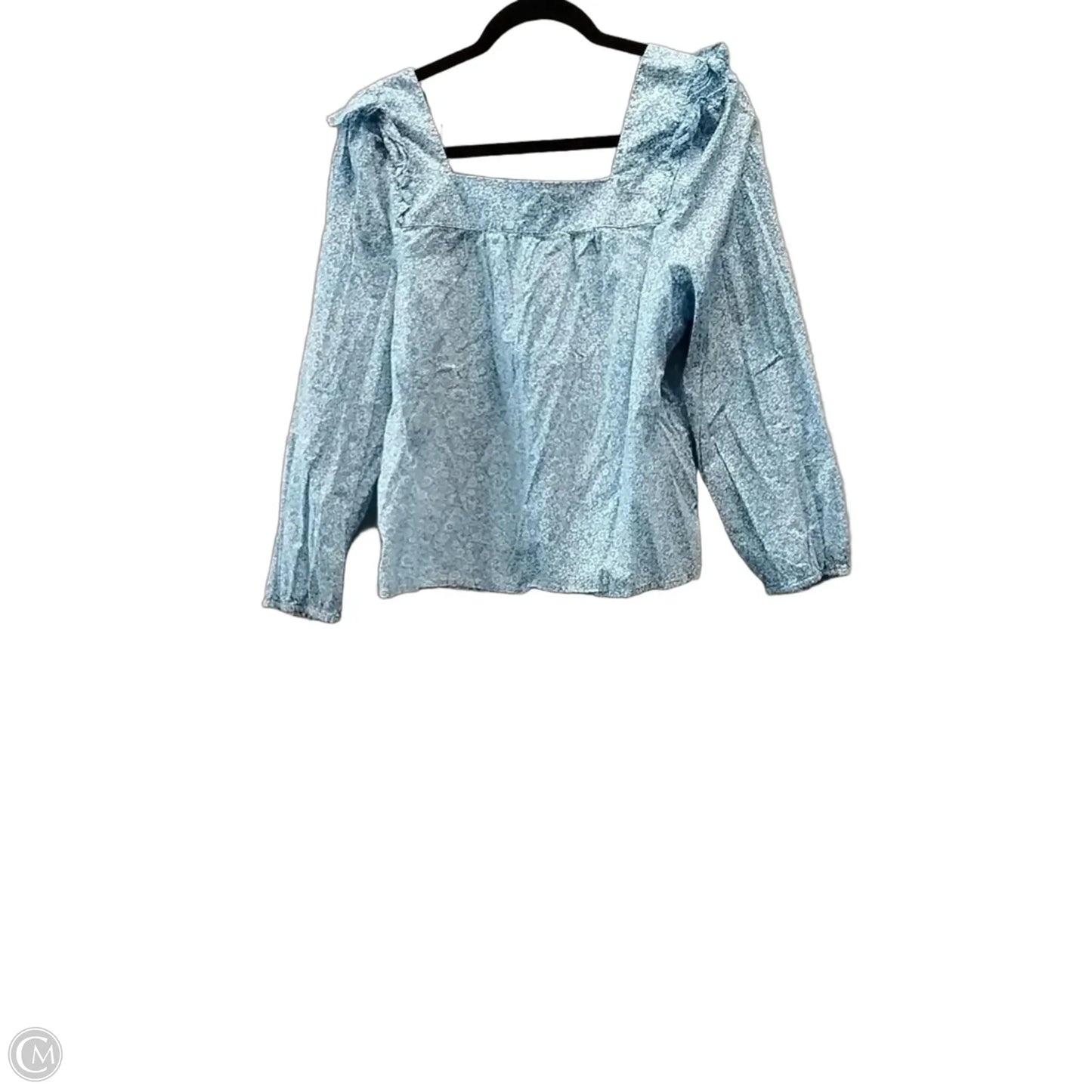 Top Long Sleeve By J. Crew In Floral Print, Size: M