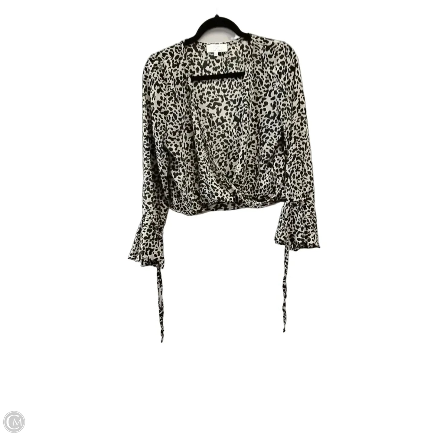 Top Long Sleeve By Pink Lily In Animal Print, Size: M