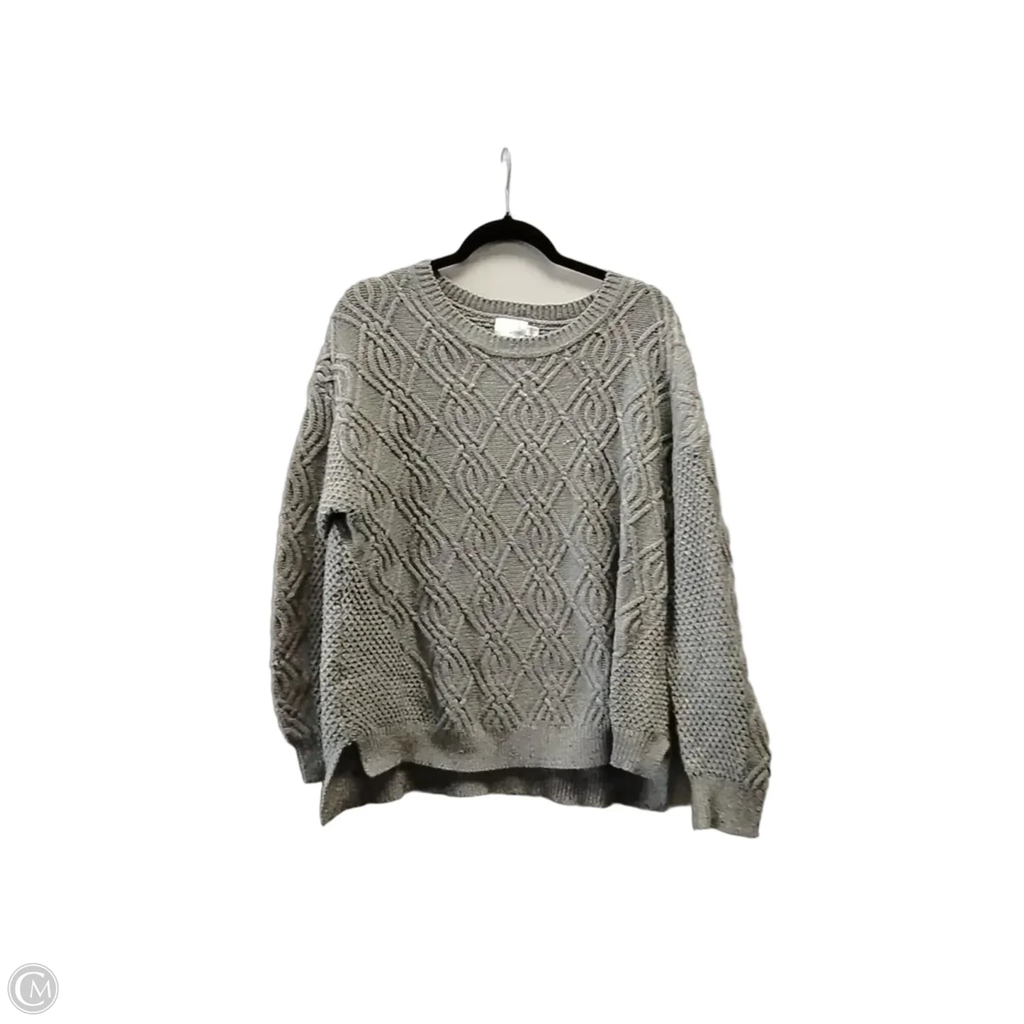 Sweater By Time And Tru In Grey, Size: Xxxl