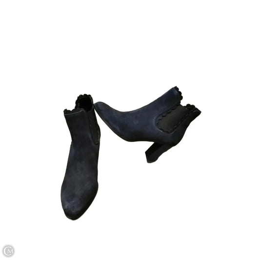 Boots Ankle Heels By Crown And Ivy In Navy, Size: 9