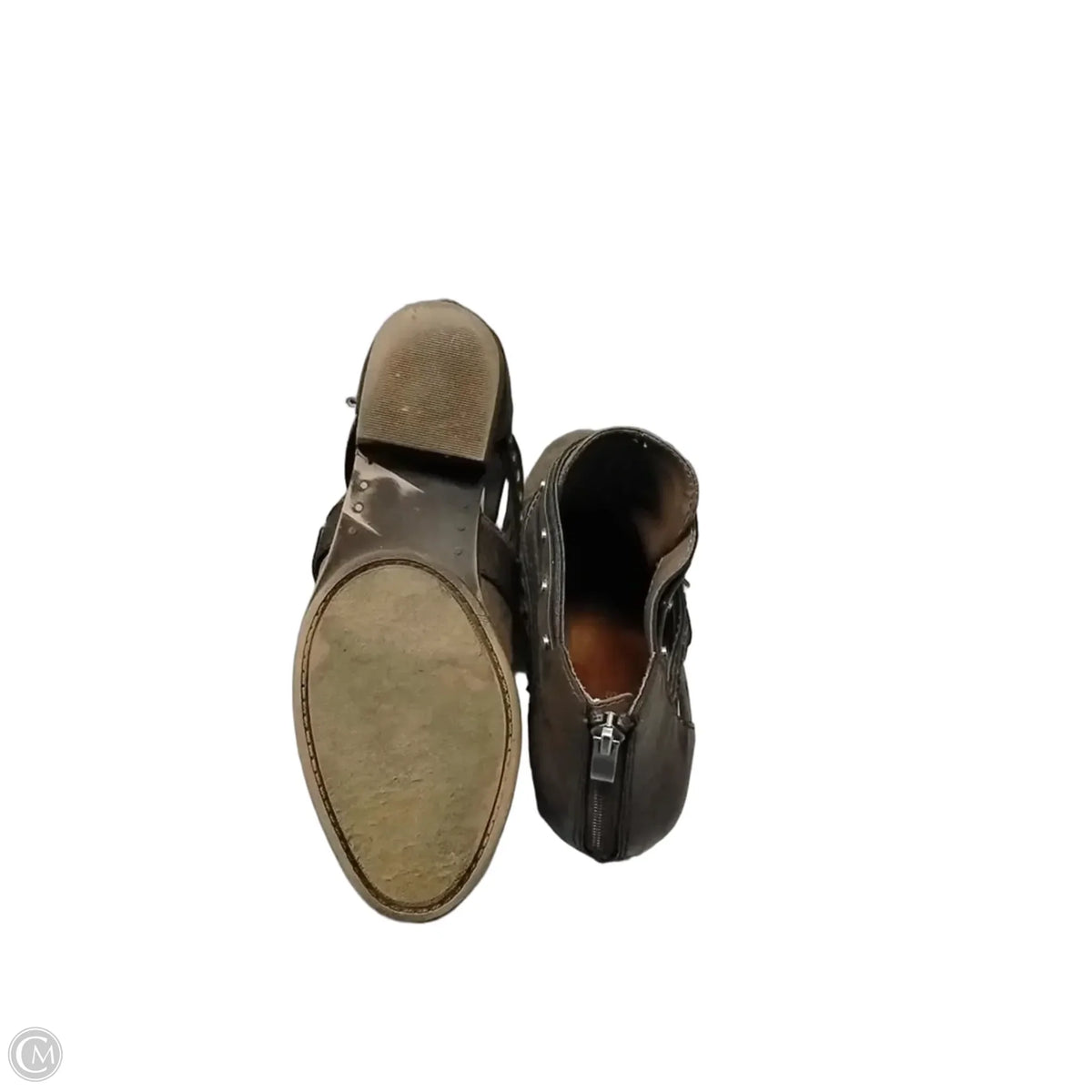 Boots Ankle Heels By Maurices In Brown, Size: 9