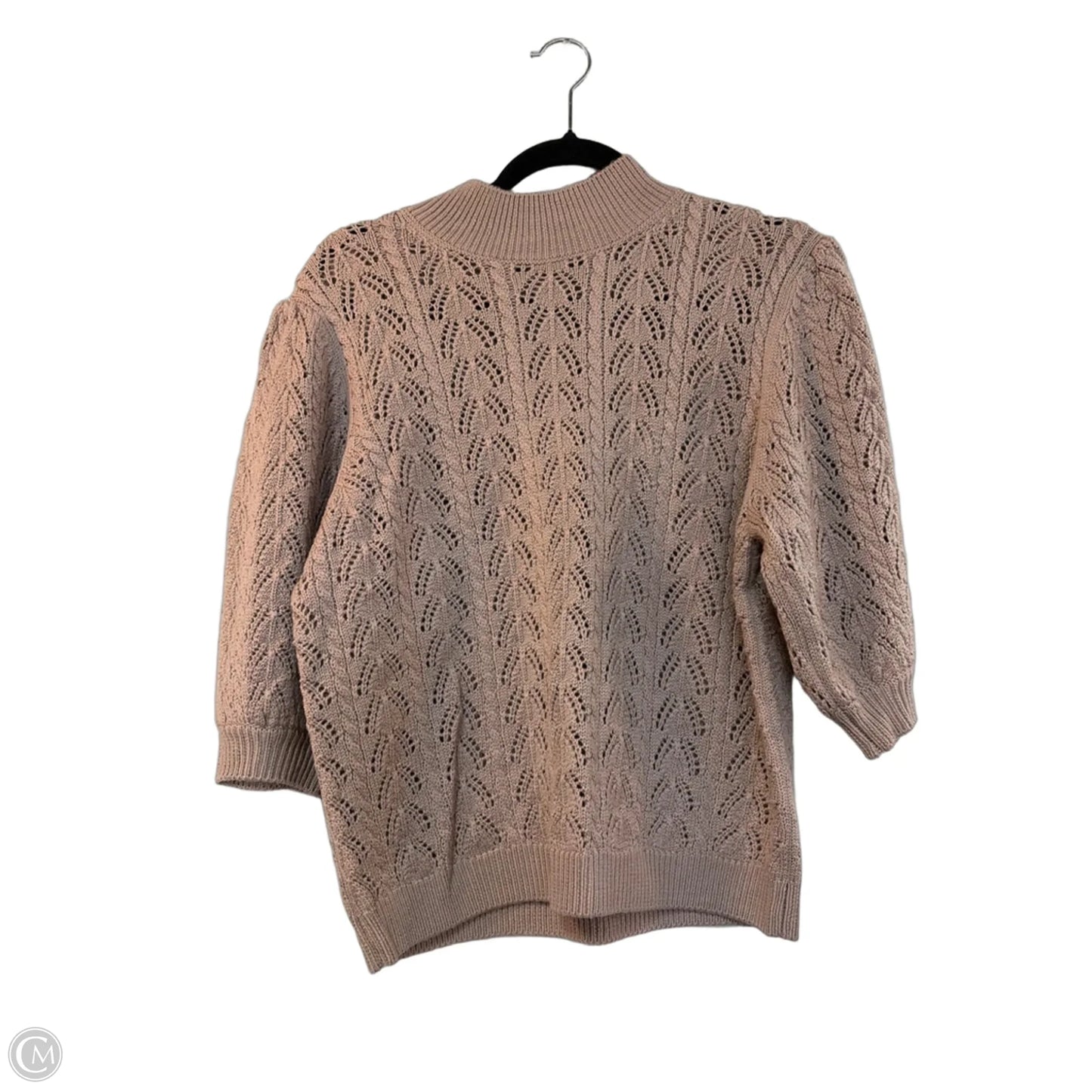 Sweater Short Sleeve By Elie Tahari In Brown, Size: L