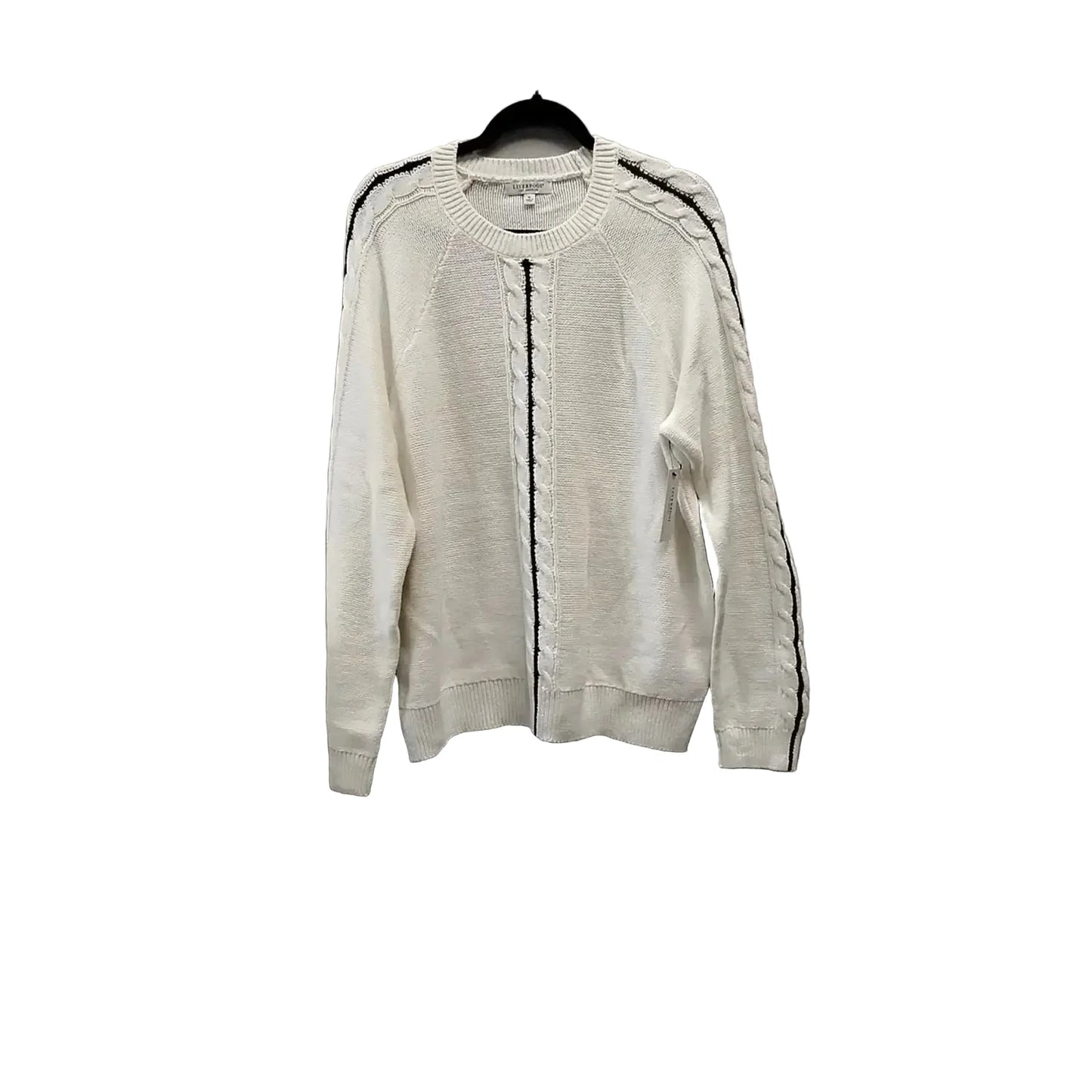 Sweater By Liverpool In White, Size: Xl