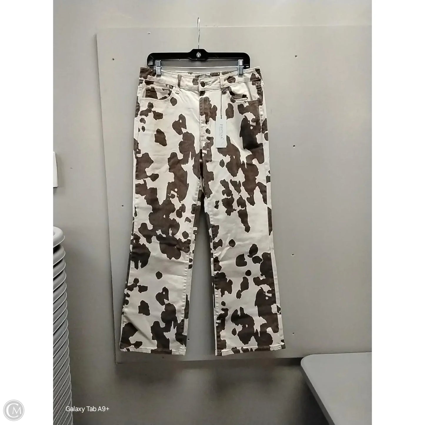 Jeans Straight By Just Usa In Animal Print, Size: 12