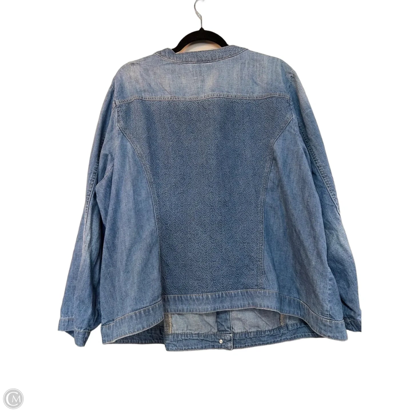Jacket Denim By Cj Banks In Blue, Size: 3x