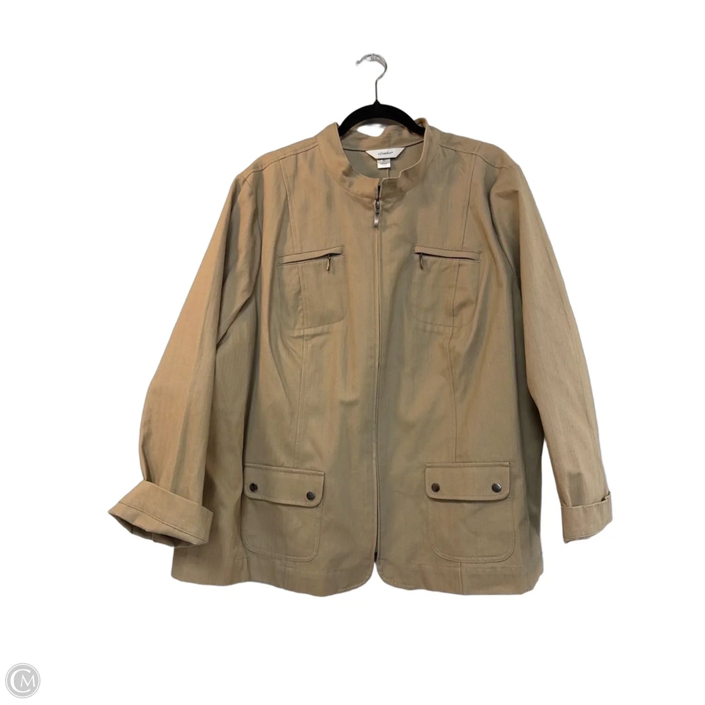Jacket Other By Cj Banks In Tan, Size: 3x