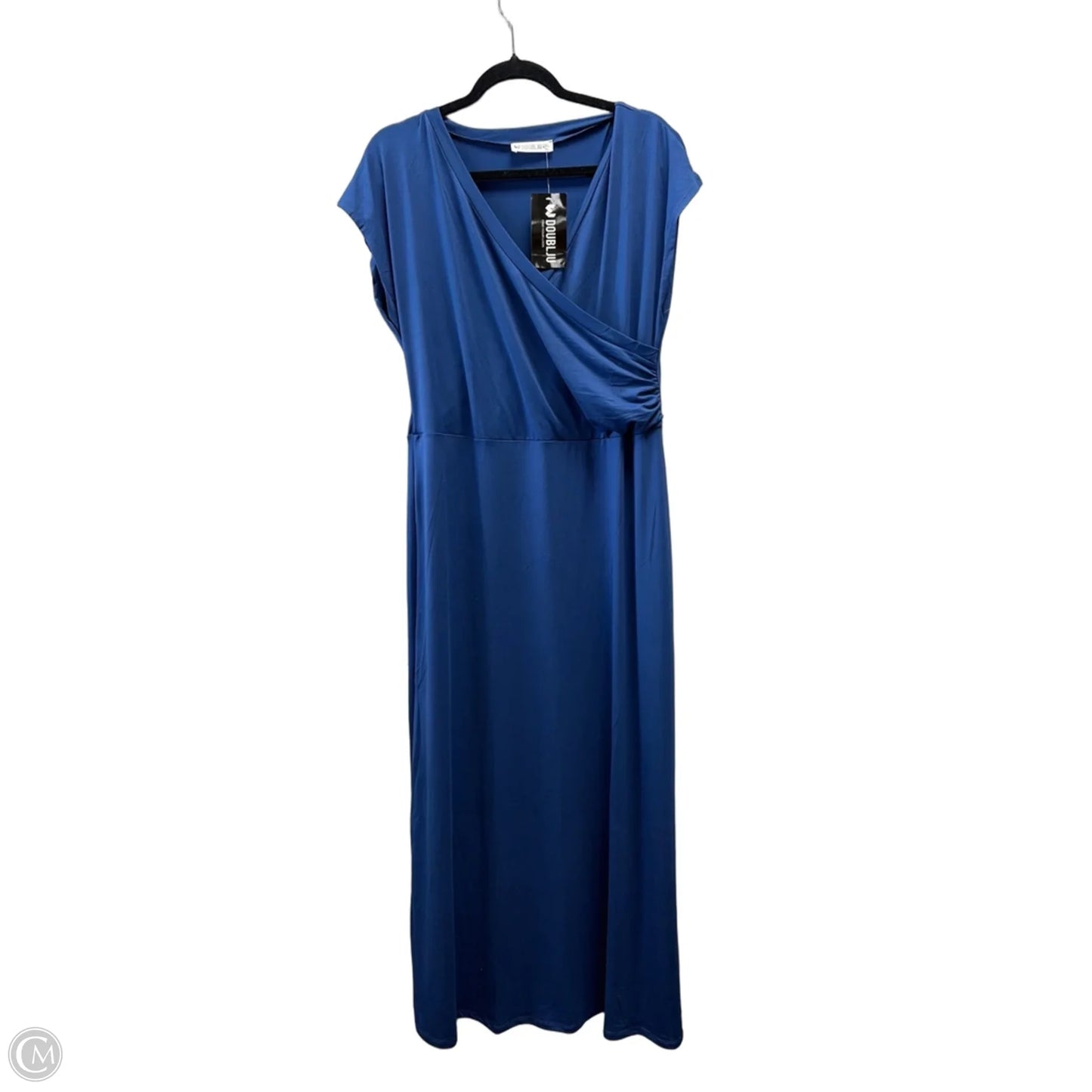 Dress Casual Maxi By Clothes Mentor In Navy, Size: 2x