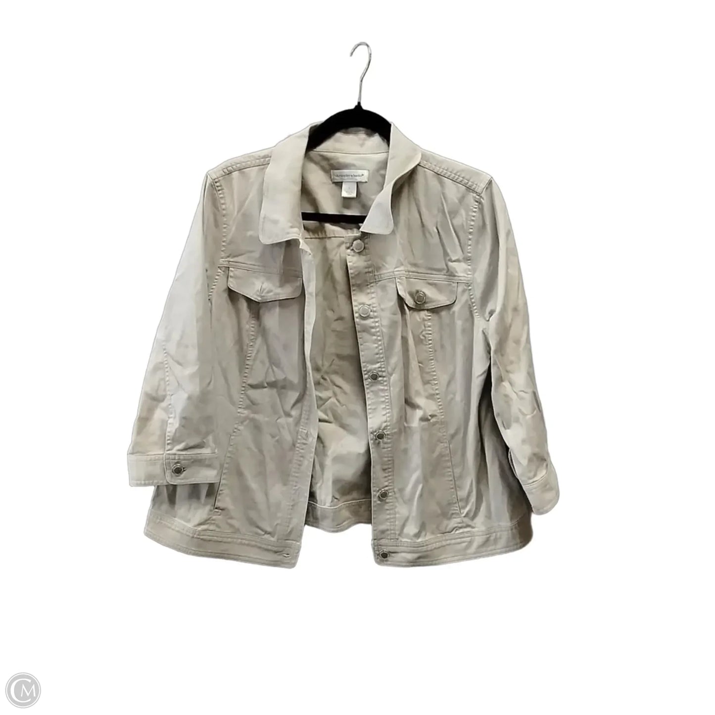 Jacket Other By Christopher And Banks In Tan, Size: L
