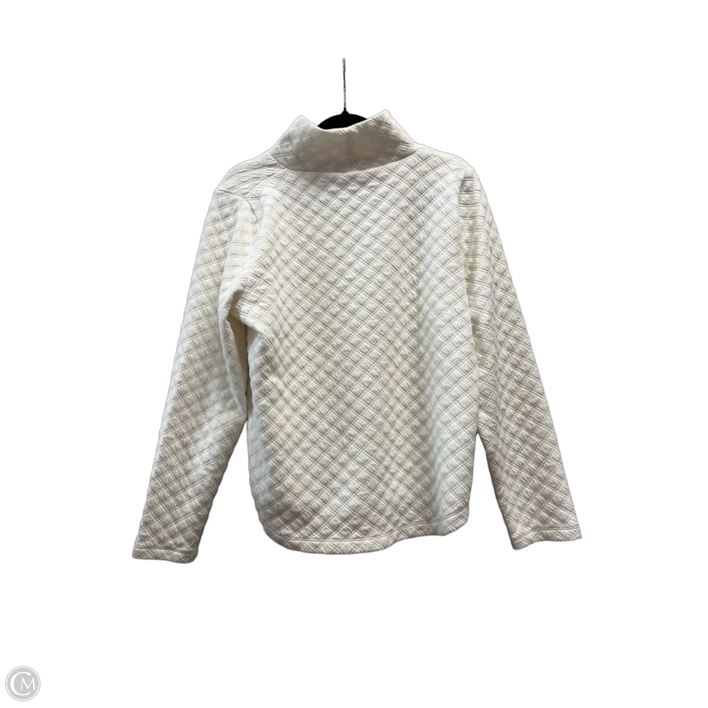 Top Long Sleeve By J. Crew In Cream, Size: L