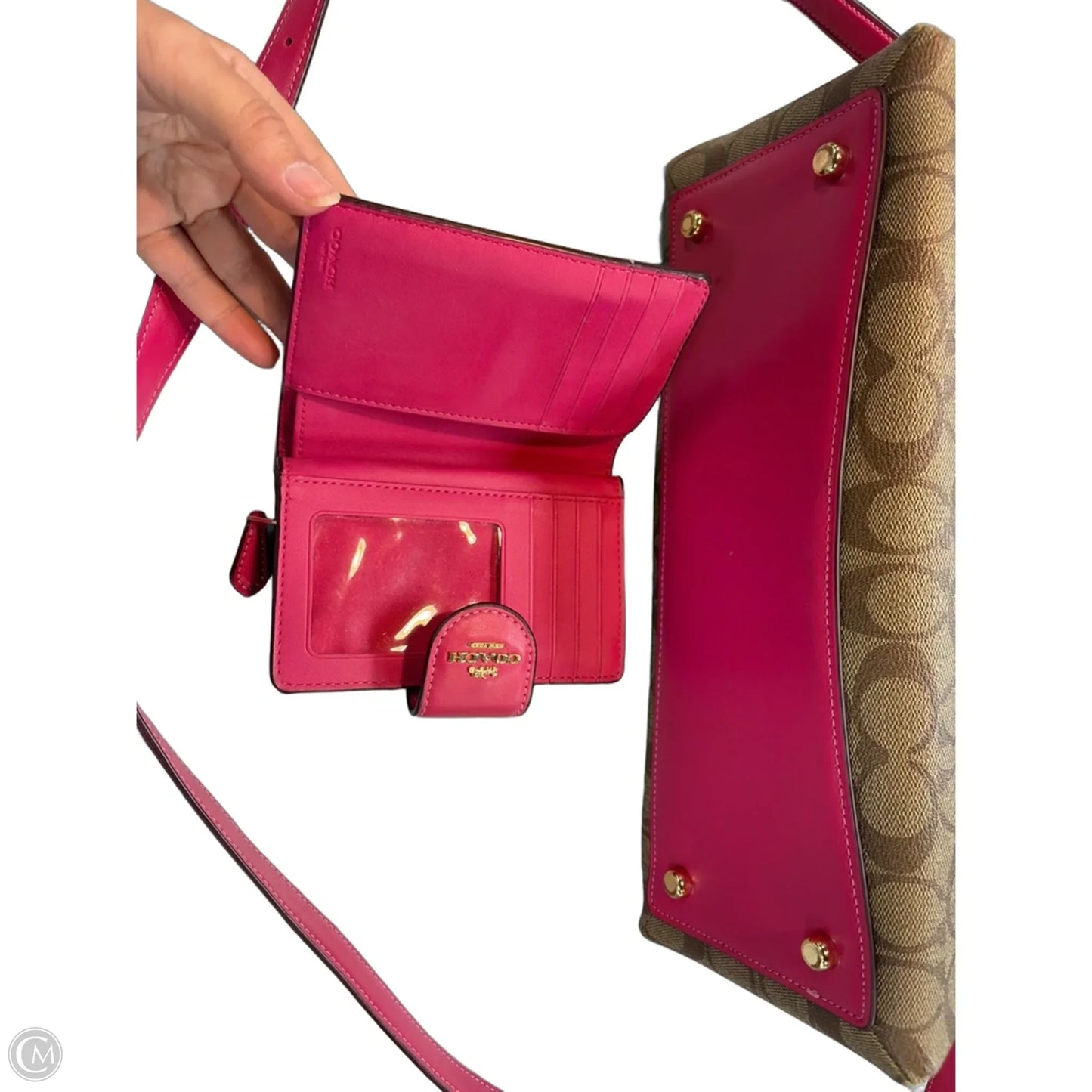 Handbag Designer By Coach, Size: Medium