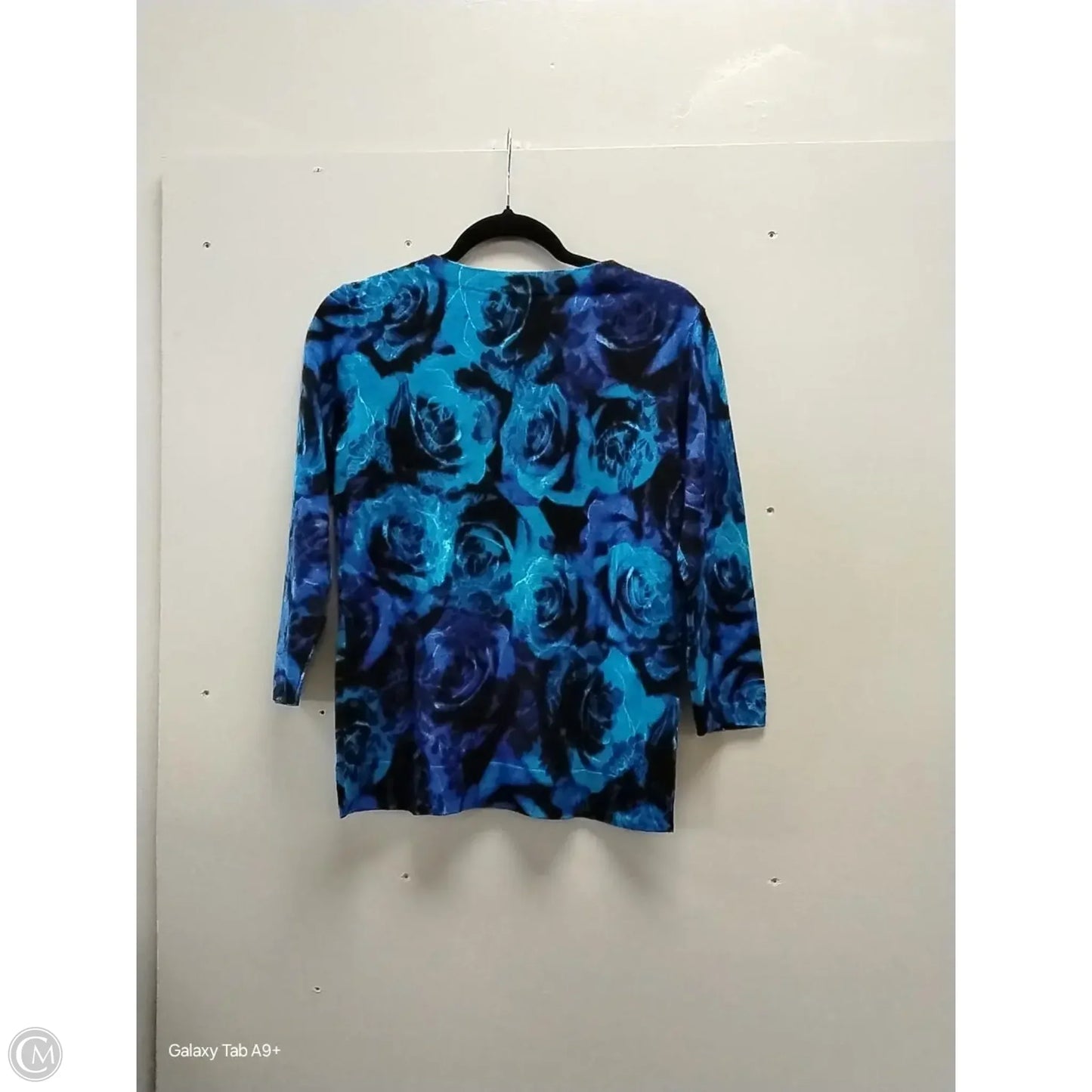 Sweater By Talbots In Floral Print, Size: S
