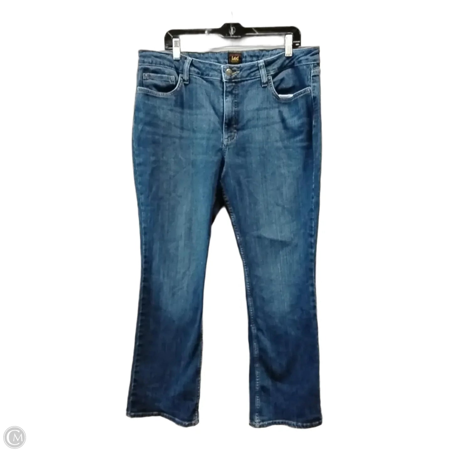 Jeans Wide Leg By Lee In Blue Denim, Size: 18