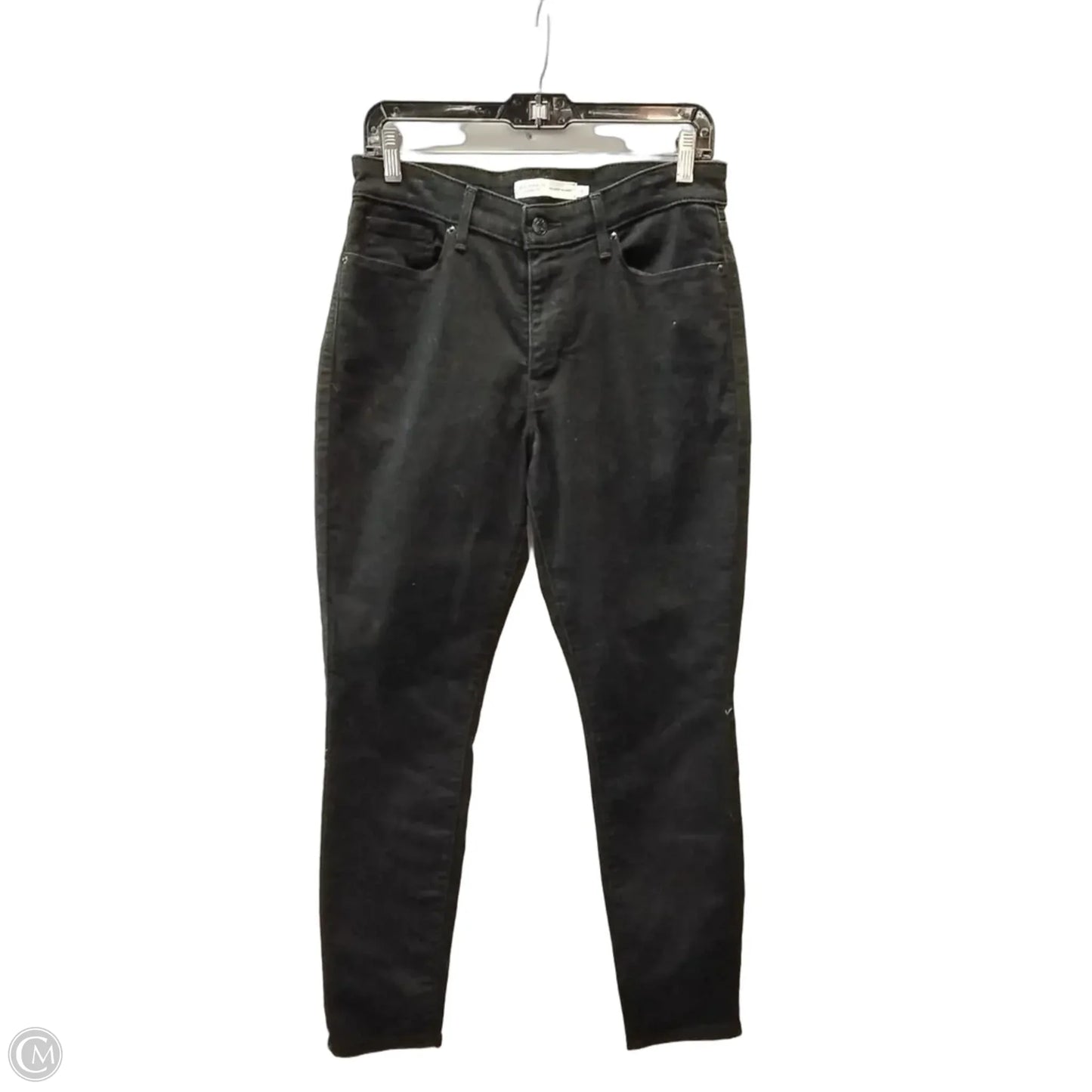 Jeans Skinny By Levis In Black, Size: 8
