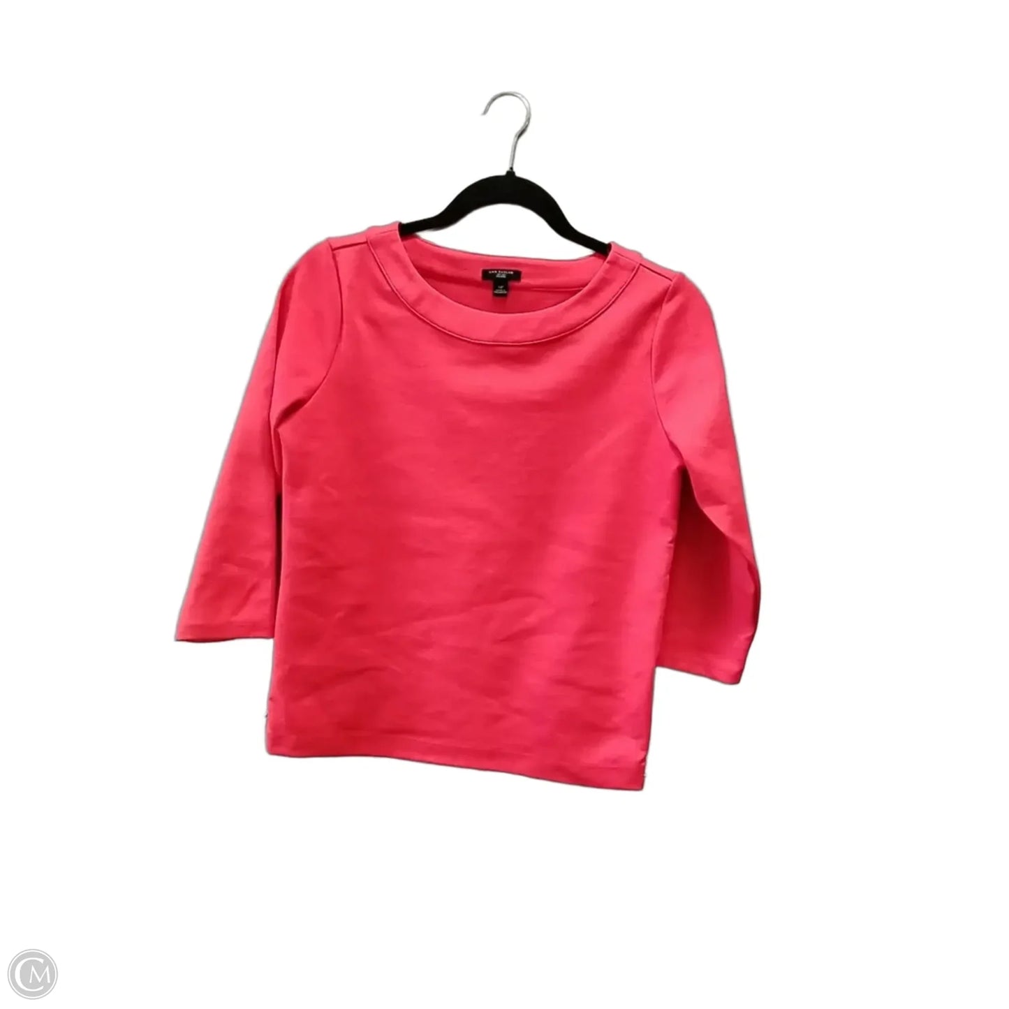 Top 3/4 Sleeve By Ann Taylor In Red, Size: Sp