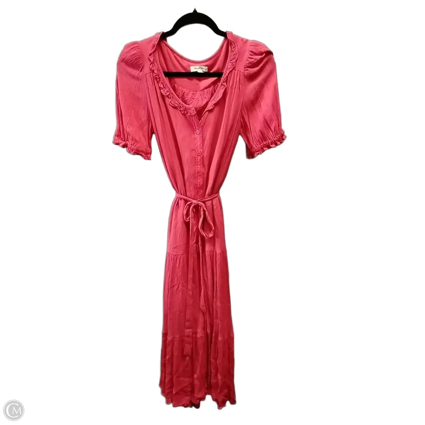 Dress Casual Midi By Max Studio In Red, Size: S