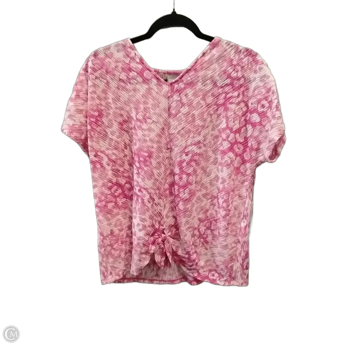Top Short Sleeve By Chicos In Animal Print, Size: 1