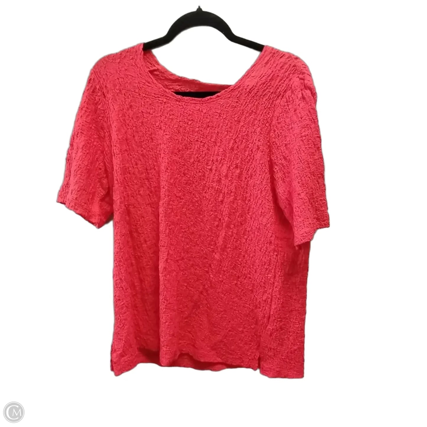 Top Short Sleeve By Chicos In Red, Size: 2
