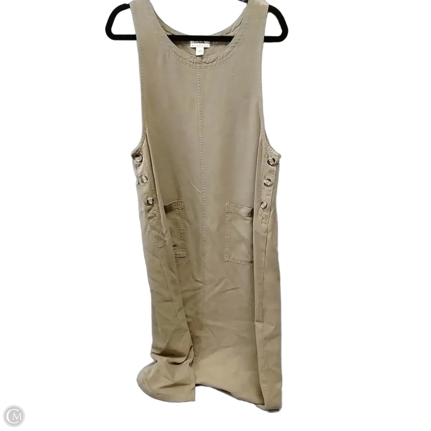 Dress Casual Midi By Talbots In Brown, Size: L
