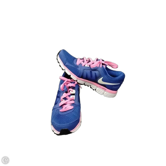 Shoes Athletic By Nike In Blue & Pink, Size: 9
