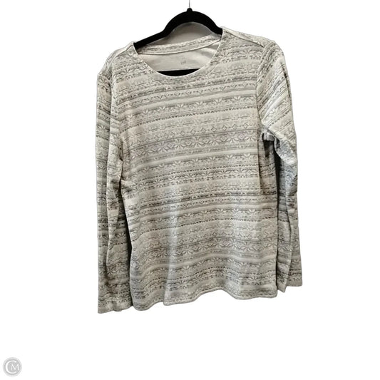 Top Long Sleeve By J. Jill In Multi-colored, Size: M