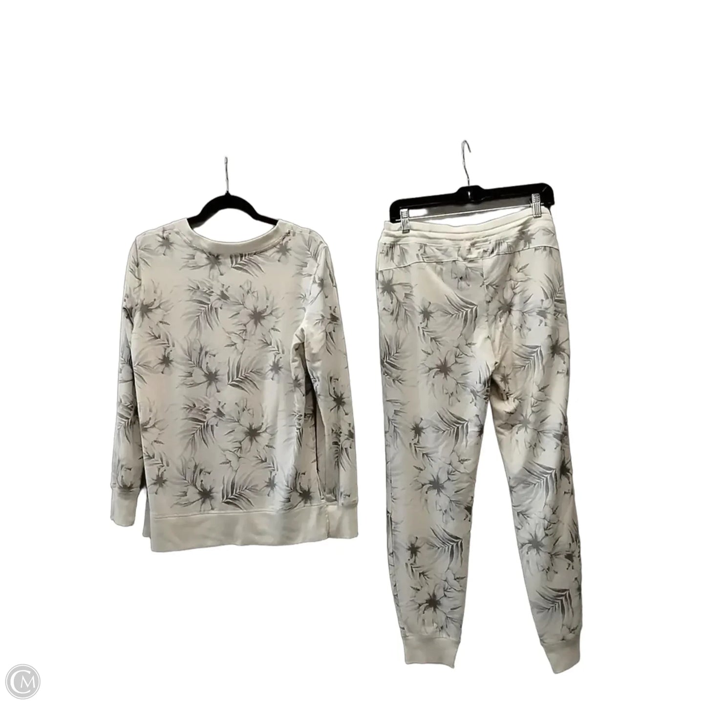 Pants Set 2pc By Cme In Floral Print, Size: S