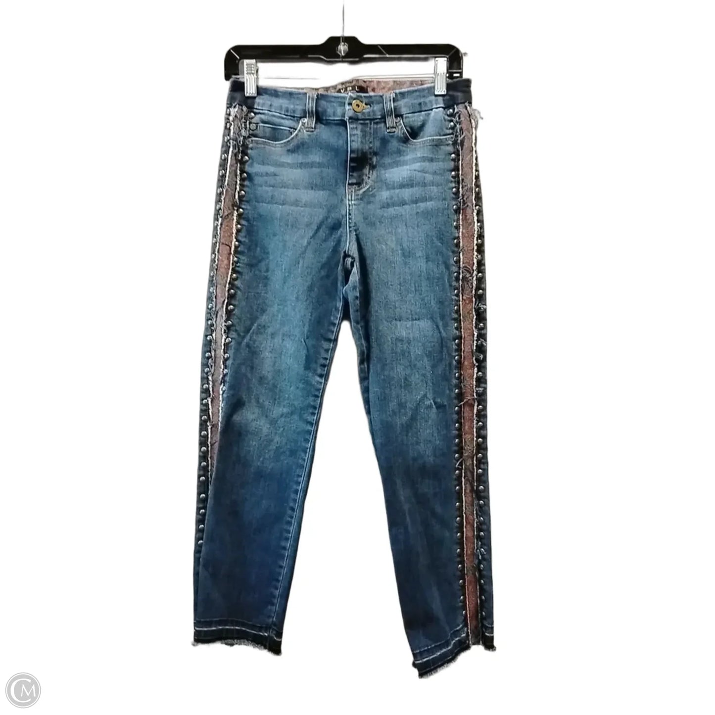 Jeans Skinny By Liverpool In Blue Denim, Size: 6