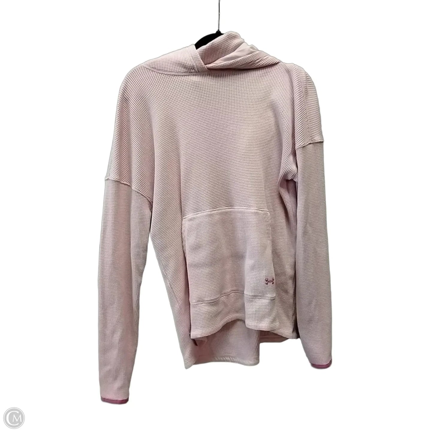 Sweatshirt Hoodie By Under Armour In Pink, Size: M