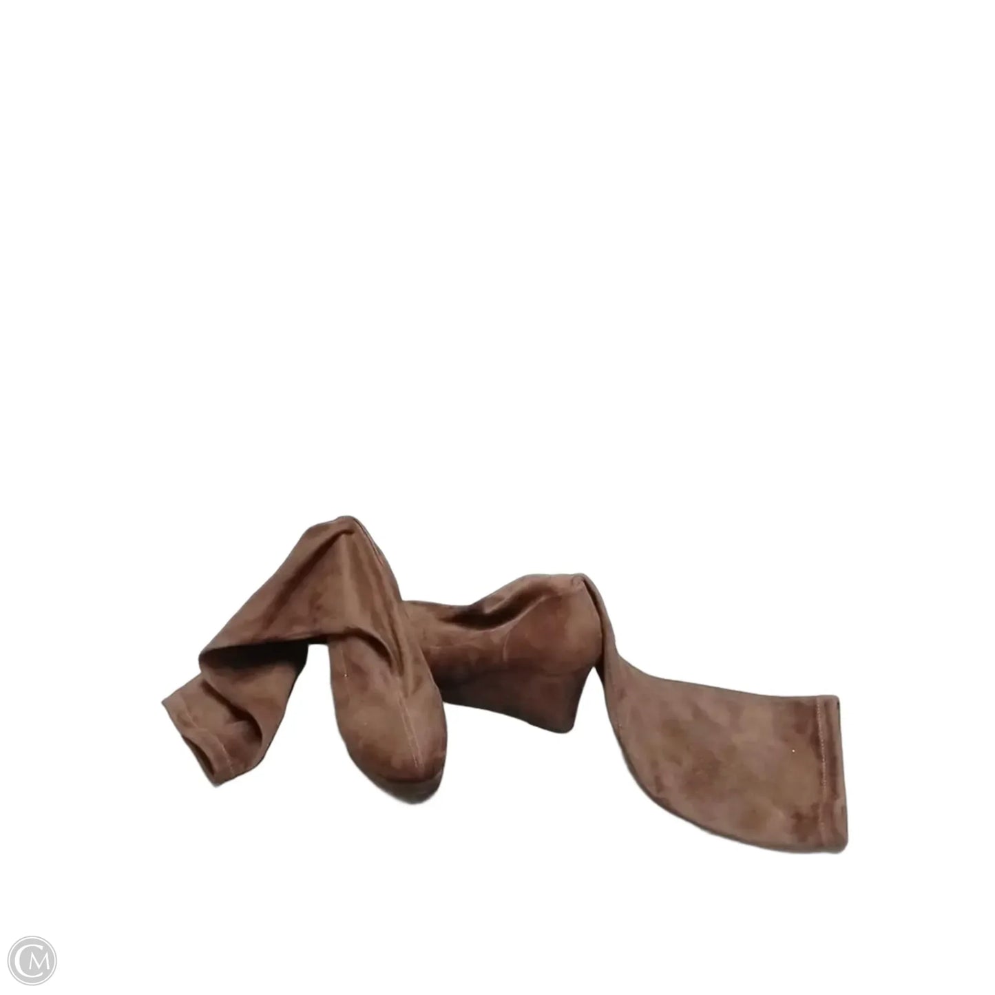 Boots Knee Flats By Clarks In Brown, Size: 8