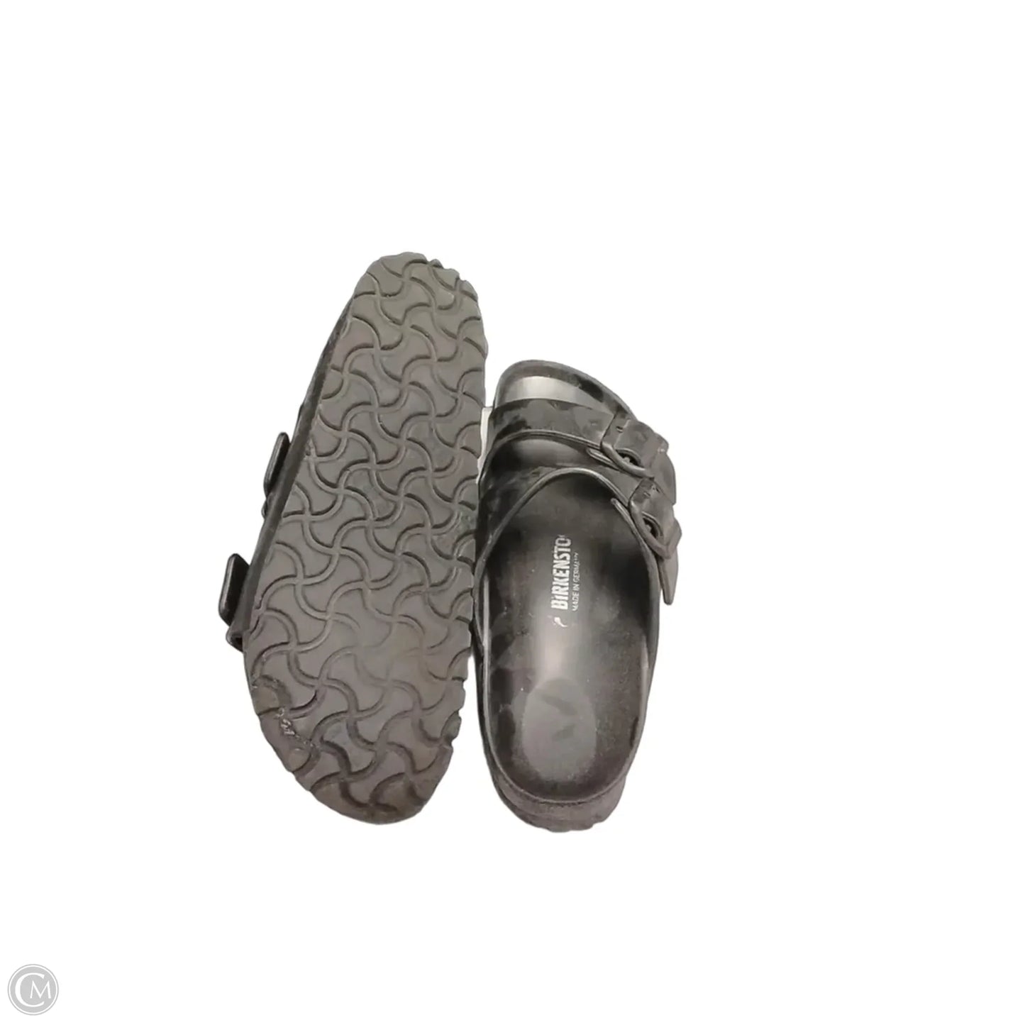 Sandals Flats By Birkenstock In Black, Size: 8.5
